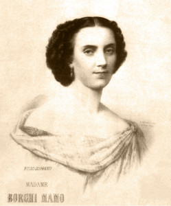 Ritratto della cantante Borghi Mamo De Nasson_ 1856